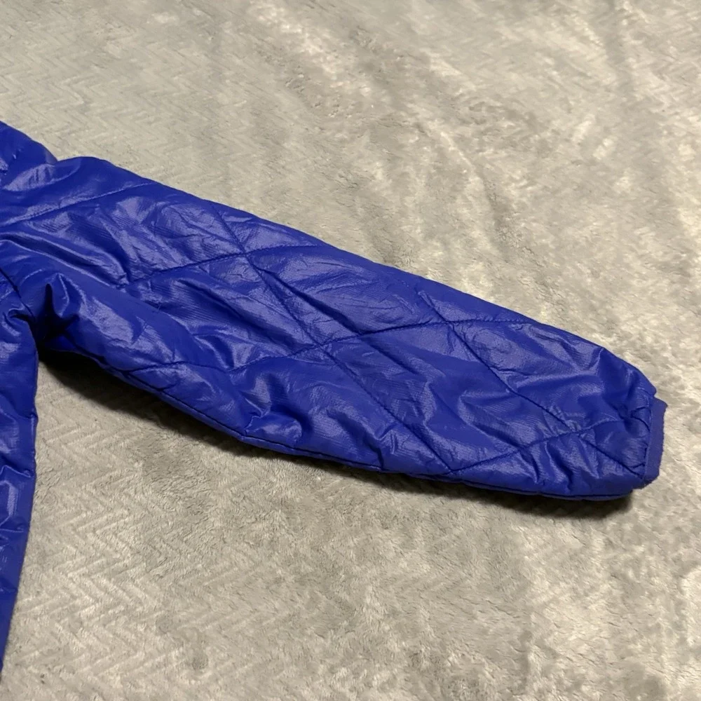 L.L. Bean Jacket Kids M 5-6: Purple/Blue Hooded Down Puffer Winter Coat